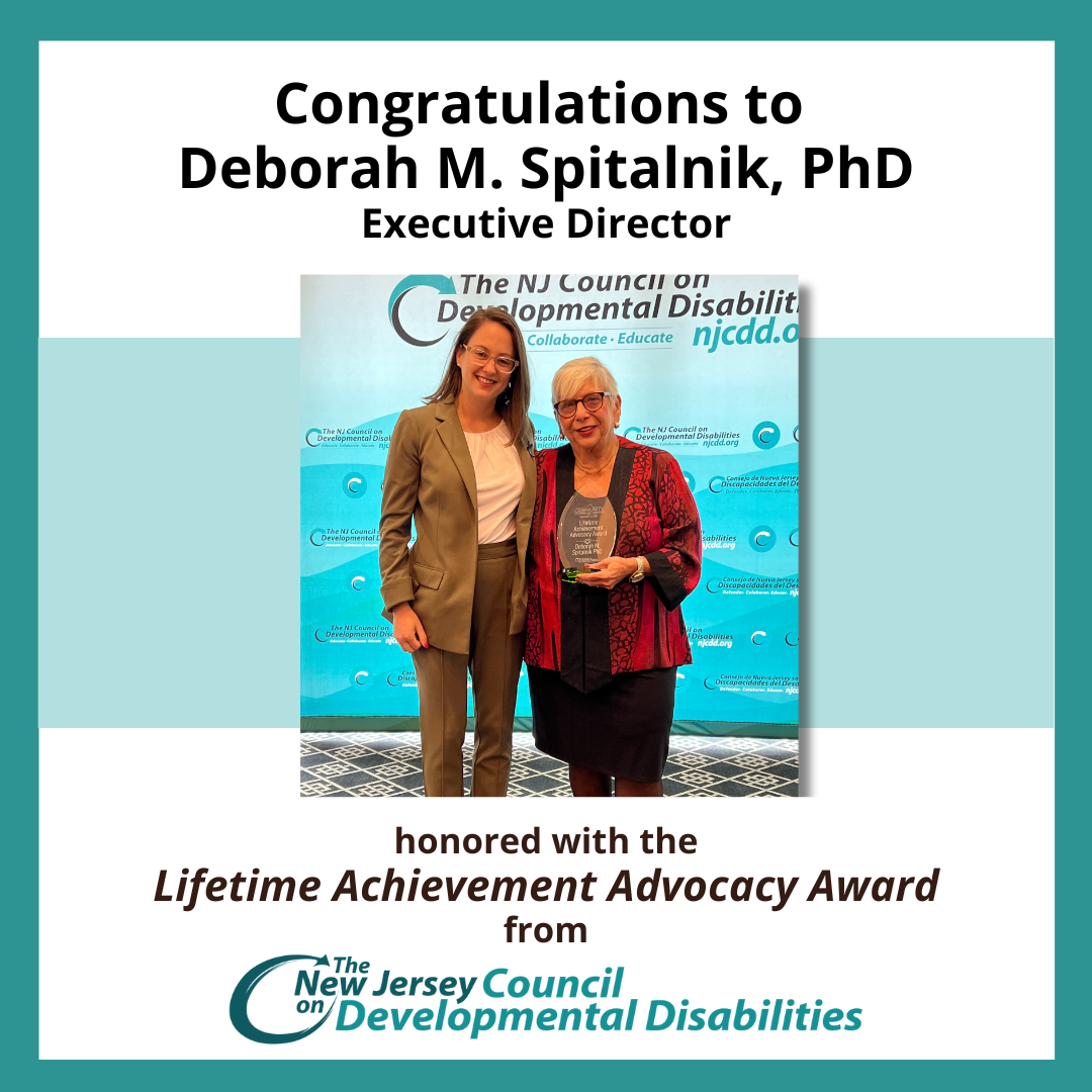 Deborah M. Spitalnik honored with the Lifetime Achievement Advocacy Award